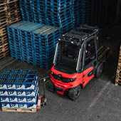 Fenwick-Linde _ Arrêt du chariot en cas d'obstacle Radar Anticollision Fenwick
