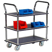 Axess Industries _ Chariot de manutention A 2 ou 3 plateaux - Charge 120 kg