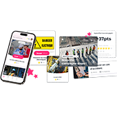 SPARTED _ Solution de mobile learning pour la prévention des risques professionnels SPARTED Mobile Learning